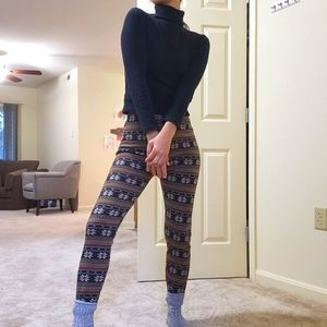 Fleece Fur Lined Winter Leggings